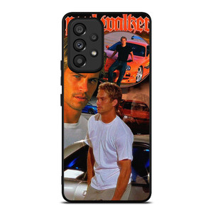 PAUL WALKER FAST AND FURIOUS COLLAGE Samsung Galaxy A53 Case Cover