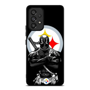 PITTSBURGH STEELERS FOOTBALL DEADPOOL Samsung Galaxy A53 Case Cover PITTSBURGH STEELERS FOOTBALL DEADPOOL Samsung Galaxy A53 Case Cover