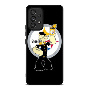 PITTSBURGH STEELERS FOOTBALL POPEYE CARTOON Samsung Galaxy A53 Case Cover PITTSBURGH STEELERS FOOTBALL POPEYE CARTOON Samsung Galaxy A53 Case Cover
