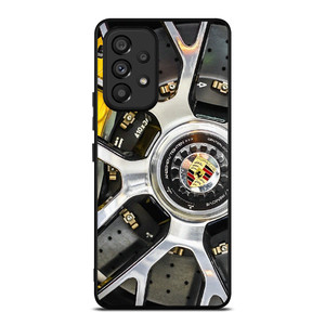 PORSCHE WHEEL CHROME Samsung Galaxy A53 Case Cover