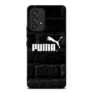 PUMA BLACK WALL TEXTURE Samsung Galaxy A53 Case Cover PUMA BLACK WALL TEXTURE Samsung Galaxy A53 Case Cover