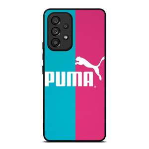 PUMA BLUE PINK LOGO Samsung Galaxy A53 Case Cover