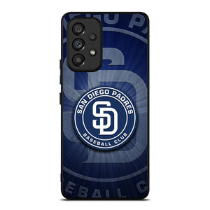 SAN DIEGO PADRES BASEBALL METAL LOGO Samsung Galaxy A53 Case Cover