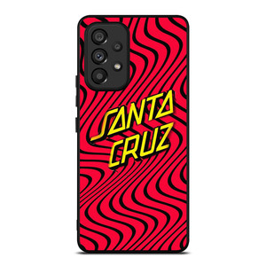 SANTA CRUZ SKATEBOARD WAVY RED Samsung Galaxy A53 Case Cover SANTA CRUZ SKATEBOARD WAVY RED Samsung Galaxy A53 Case Cover