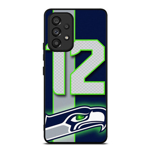 SEATTLE SEAHAWKS NFL 12 MAN LOGO Samsung Galaxy A53 Case Cover SEATTLE SEAHAWKS NFL 12 MAN LOGO Samsung Galaxy A53 Case Cover