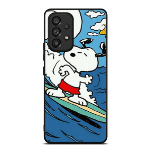 SNOOPY THE PEANUTS SURFING CARTOON Samsung Galaxy A53 Case Cover SNOOPY THE PEANUTS SURFING CARTOON Samsung Galaxy A53 Case Cover