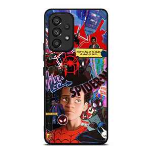 SPIDERMAN MILES MORALES COLLAGE Samsung Galaxy A53 Case Cover SPIDERMAN MILES MORALES COLLAGE Samsung Galaxy A53 Case Cover