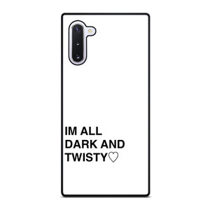 GREYS ANATOMY IM ALL DARK AND TWISTY Samsung Galaxy Note 10 Case Cover GREYS ANATOMY IM ALL DARK AND TWISTY Samsung Galaxy Note 10 Case Cover