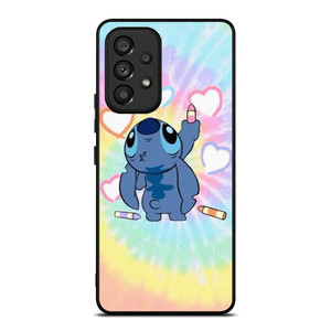 STITCH CARTOON TIE DYE PATTERN Samsung Galaxy A53 Case Cover STITCH CARTOON TIE DYE PATTERN Samsung Galaxy A53 Case Cover