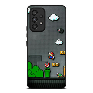 SUPER MARIO BROS CARBON GAMES Samsung Galaxy A53 Case Cover SUPER MARIO BROS CARBON GAMES Samsung Galaxy A53 Case Cover
