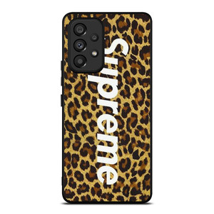 SUPREME LEOPARD SKIN Samsung Galaxy A53 Case Cover