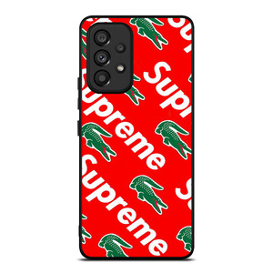 SUPREME X LACOSTE Samsung Galaxy A53 Case Cover SUPREME X LACOSTE Samsung Galaxy A53 Case Cover