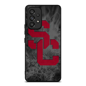USC TROJANS FOOTBALL SMOKED LOGO Samsung Galaxy A53 Case Cover USC TROJANS FOOTBALL SMOKED LOGO Samsung Galaxy A53 Case Cover
