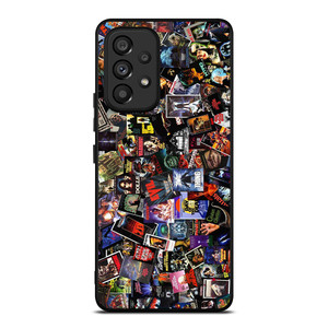 VHS CASSETTE TAPE HORROR MOVIES COLLECTION Samsung Galaxy A53 Case Cover