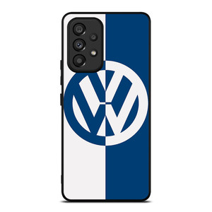 VW VOLKSWAGEN SLICED BLUE LOGO Samsung Galaxy A53 Case Cover
