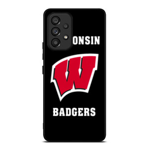 WISCONSIN BADGERS LOGO Samsung Galaxy A53 Case Cover WISCONSIN BADGERS LOGO Samsung Galaxy A53 Case Cover
