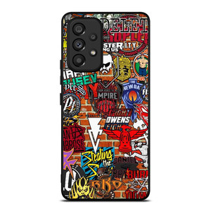 WWE WRESTLING SHIELD SYMBOL COLLAGE Samsung Galaxy A53 Case Cover