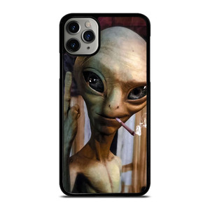 ALIEN MIDDLE FINGER SMOKING iPhone 11 Pro Max Case Cover ALIEN MIDDLE FINGER SMOKING iPhone 11 Pro Max Case Cover