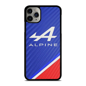 ALPINE AUTOMOBILES BLUE CARBON iPhone 11 Pro Max Case Cover