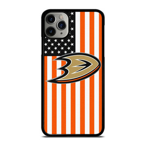 ANAHEIM DUCKS USA FLAG iPhone 11 Pro Max Case Cover ANAHEIM DUCKS USA FLAG iPhone 11 Pro Max Case Cover
