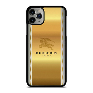 BURBERRY LONDON GOLD LOGO iPhone 11 Pro Max Case Cover