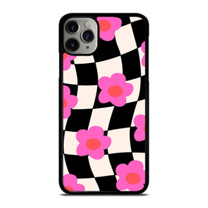 CHECKERED AESTHETIC DAISY FLOWER iPhone 11 Pro Max Case Cover