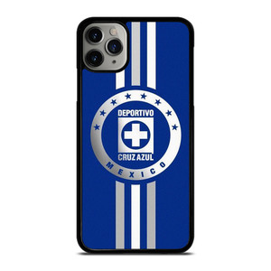 DEPORTIVO CRUZ AZUL MEXICO STRIPE LOGO iPhone 11 Pro Max Case Cover