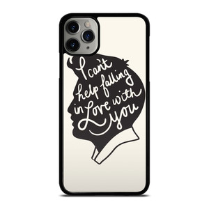 ELVIS PRESLEY SILHOUETTE QUOTES iPhone 11 Pro Max Case Cover