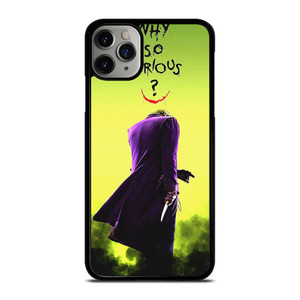 JOKER WHY SO SERIOUS CARTOON iPhone 11 Pro Max Case Cover