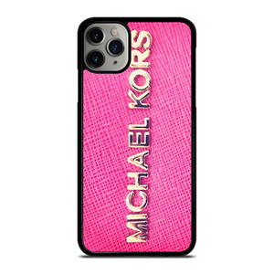 MICHAEL KORS PINK LEATHER iPhone 11 Pro Max Case Cover MICHAEL KORS PINK LEATHER iPhone 11 Pro Max Case Cover