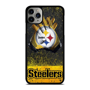 PITTSBURGH STEELERS GLOVES FOOTBALL iPhone 11 Pro Max Case Cover