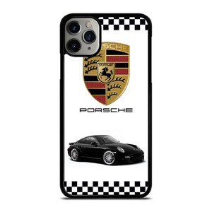 PORSCHE 911 CHECKERED EMBLEM iPhone 11 Pro Max Case Cover PORSCHE 911 CHECKERED EMBLEM iPhone 11 Pro Max Case Cover