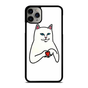 RIPNDIP CAT LOVE SIGN iPhone 11 Pro Max Case Cover RIPNDIP CAT LOVE SIGN iPhone 11 Pro Max Case Cover