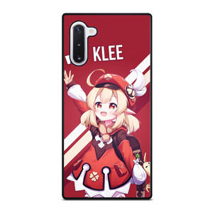 KLEE GENSHIN IMPACT GAMES Samsung Galaxy Note 10 Case Cover KLEE GENSHIN IMPACT GAMES Samsung Galaxy Note 10 Case Cover
