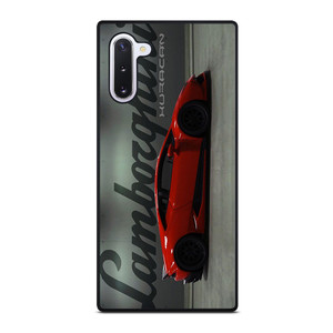 LAMBORGHINI HURACAN RED LOGO Samsung Galaxy Note 10 Case Cover LAMBORGHINI HURACAN RED LOGO Samsung Galaxy Note 10 Case Cover