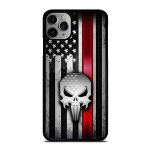 THE PUNISHER AMERICAN FLAG METAL iPhone 11 Pro Max Case Cover