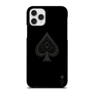 ACE OF SPADES ALL BLACK ICON  iPhone 11 Pro Case Cover