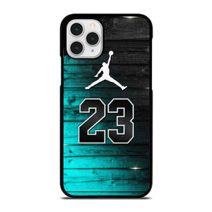 AIR JORDAN WOOD BLUE LOGO  iPhone 11 Pro Case Cover