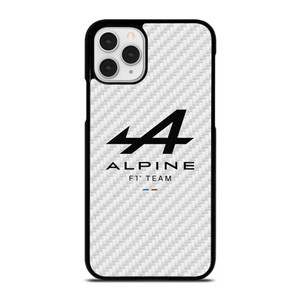 ALPINE F1 TEAM FORMULA ONE WHITE CARBON iPhone 11 Pro Case Cover ALPINE F1 TEAM FORMULA ONE WHITE CARBON iPhone 11 Pro Case Cover