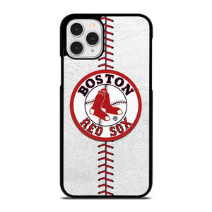 BOSTON RED SOX LEATHER STITCH  iPhone 11 Pro Case Cover