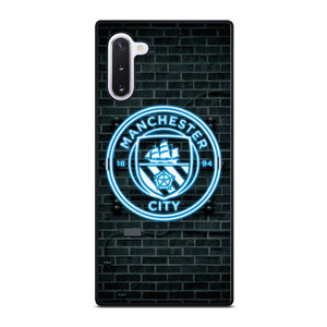 MANCHESTER CITY FC NEON LOGO  Samsung Galaxy Note 10 Case Cover MANCHESTER CITY FC NEON LOGO  Samsung Galaxy Note 10 Case Cover