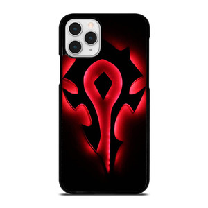 HORDE WORLD OF WARCRAFT BLACK LOGO  iPhone 11 Pro Case Cover