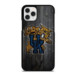 KENTUCKY WILDCATS UNIVERSITY WOOD LOGO  iPhone 11 Pro Case Cover