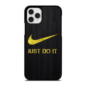 NIKE JUST DO IT WOOD LOGO YELLOW iPhone 11 Pro Case Cover NIKE JUST DO IT WOOD LOGO YELLOW iPhone 11 Pro Case Cover