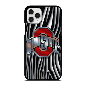 OHIO STATE FOOTBALL METAL ABSTRACT LOGO  iPhone 11 Pro Case Cover