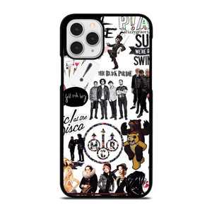 POP PUNK ROCK BAND COLLAGE  iPhone 11 Pro Case Cover