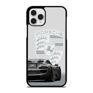 PORSCHE STUTTGART 918 SPYDER POSTER WHITE  iPhone 11 Pro Case Cover