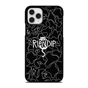 RIPNDIP BLACK DOODLE LOGO  iPhone 11 Pro Case Cover