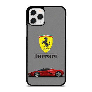 SCUDERIA FERRARI LOGO SUPER CAR RED  iPhone 11 Pro Case Cover
