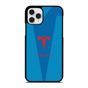 TESLA BLUE LOGO  iPhone 11 Pro Case Cover